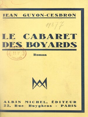 cover image of Le cabaret des Boyards